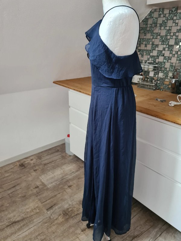 Sommerkleid Vero moda Gr. 38 Midikleid marinablau