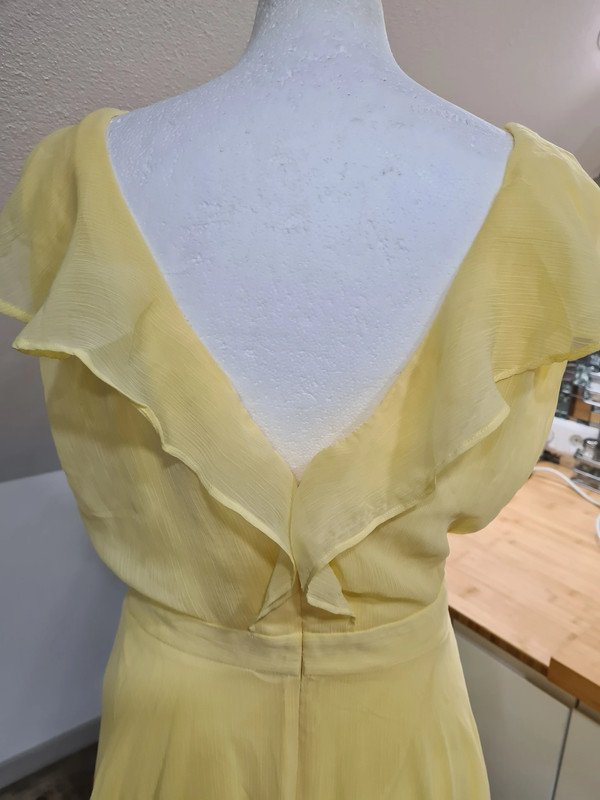 Sommerkleid Vila Gr. 42 kurzes Kleid gelb