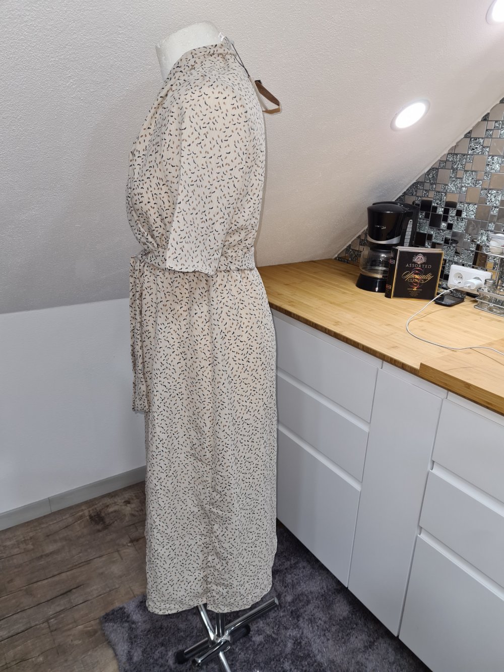 Midikleid Aware by Vero Moda, Gr. XS Neu €50 basic casual