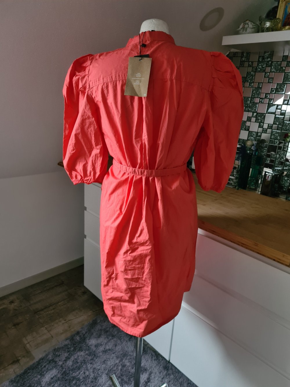 Tunika / Minikleid von Vero Moda, Gr. M, Baumwolle, Puffärmel €40