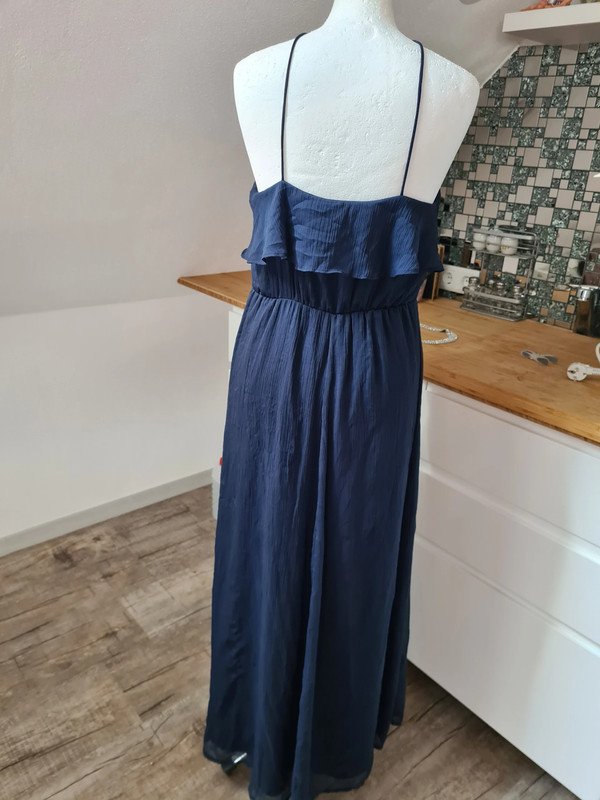 Sommerkleid Vero moda Gr. 38 Midikleid marinablau
