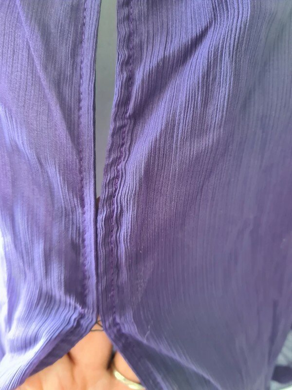 Kurzarm Bluse Vila lila Gr. M sommerbluse