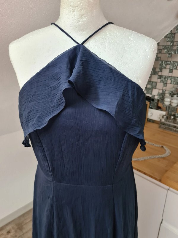 Sommerkleid Vero moda Gr. 38 Midikleid marinablau