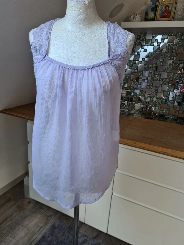 Sommertop Vila Gr. S Neu flieder Top Bluse