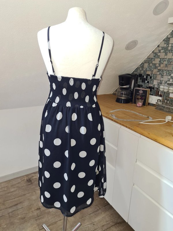 Sommerkleid Only Gr. 36 schwarz/weiß Kleid