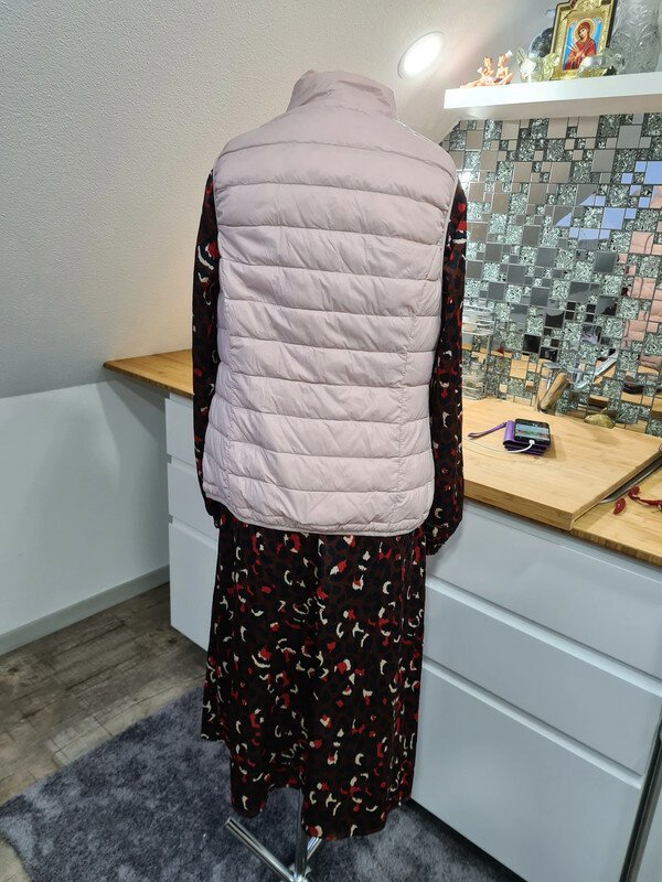 Angesagte Daunen Weste UpFashion Gr. M rosa