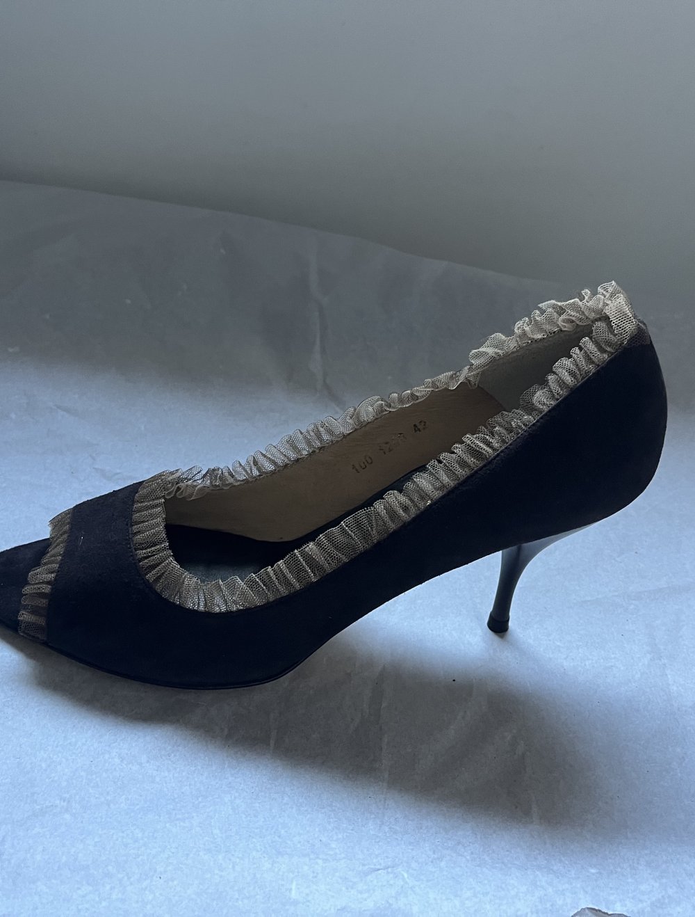 pumps mit Rüschen