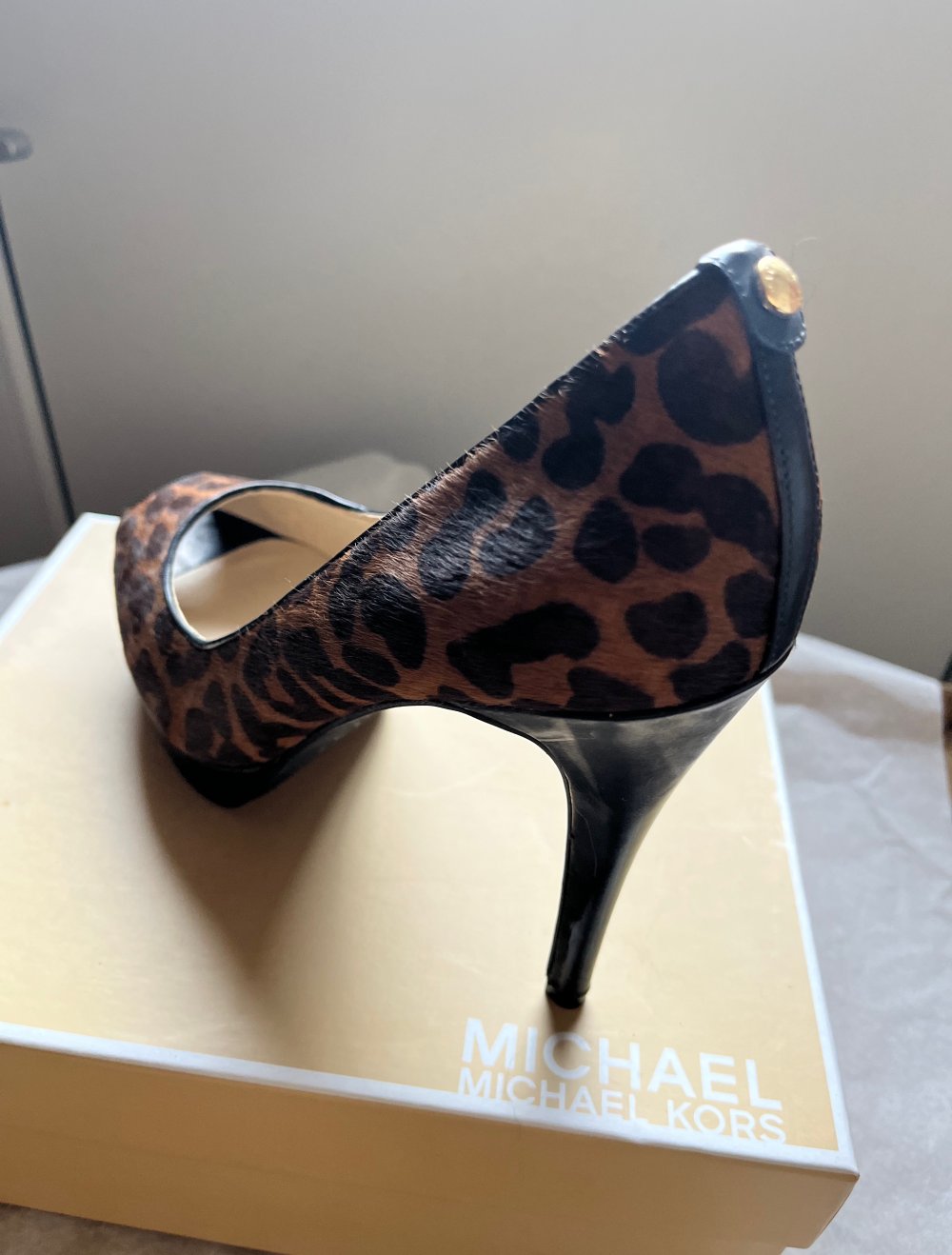 Pumps mit Leoparden Print