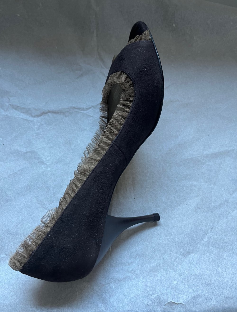 pumps mit Rüschen