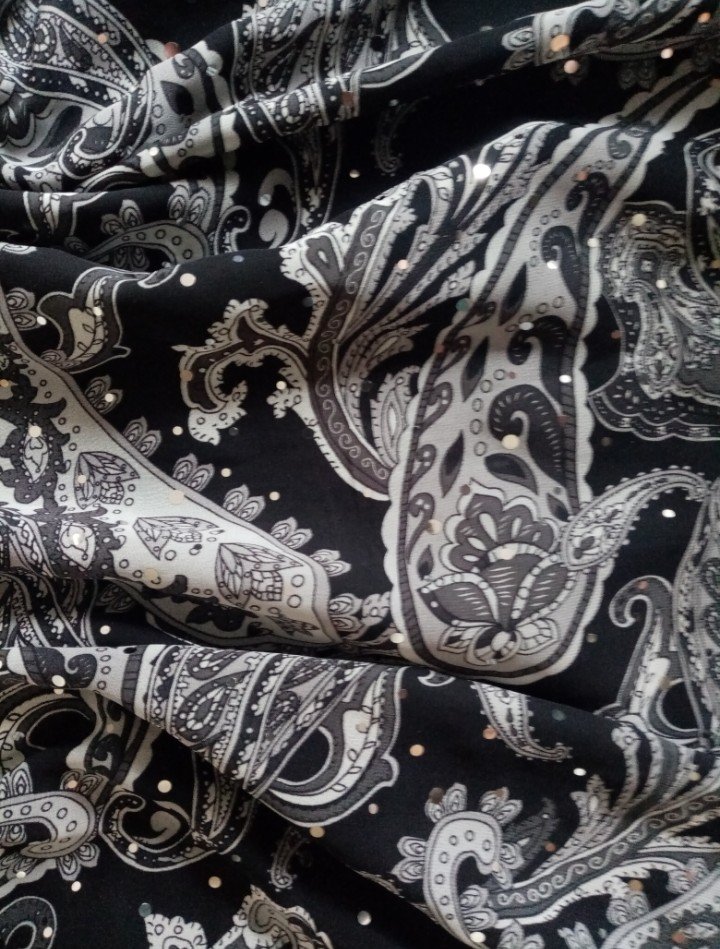 Bluse schwarz weiß grau gr. 44 xl neu