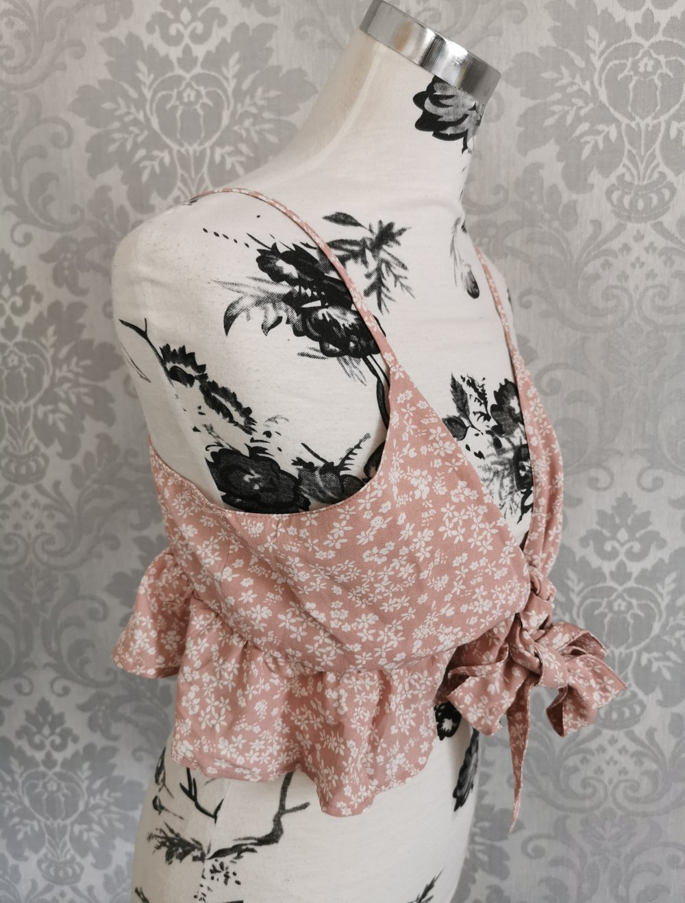 Cami Croptop Gr. L Cropped in rosa Neu