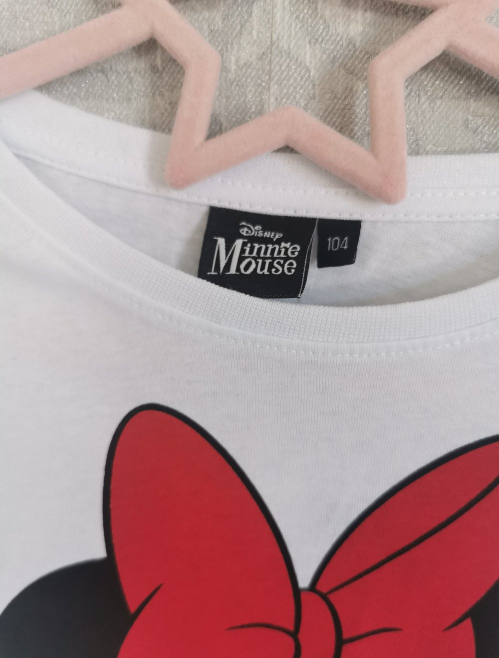 Disney Minnie Maus Langarmshirt Gr.104 in weiß Neu mit Etikett
