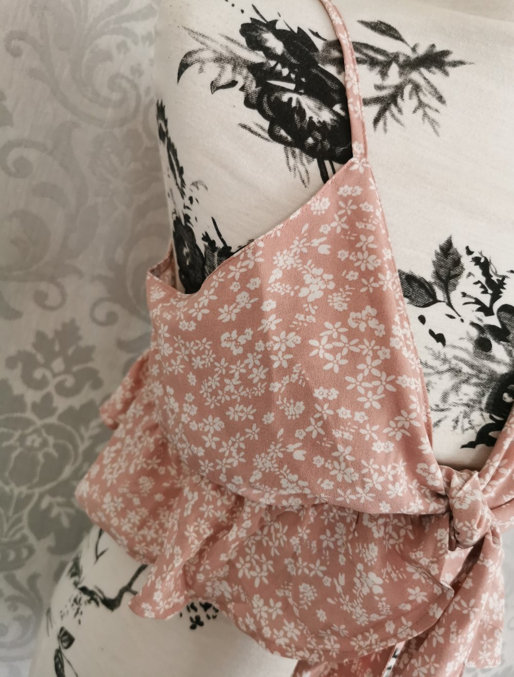 Cami Croptop Gr. L Cropped in rosa Neu