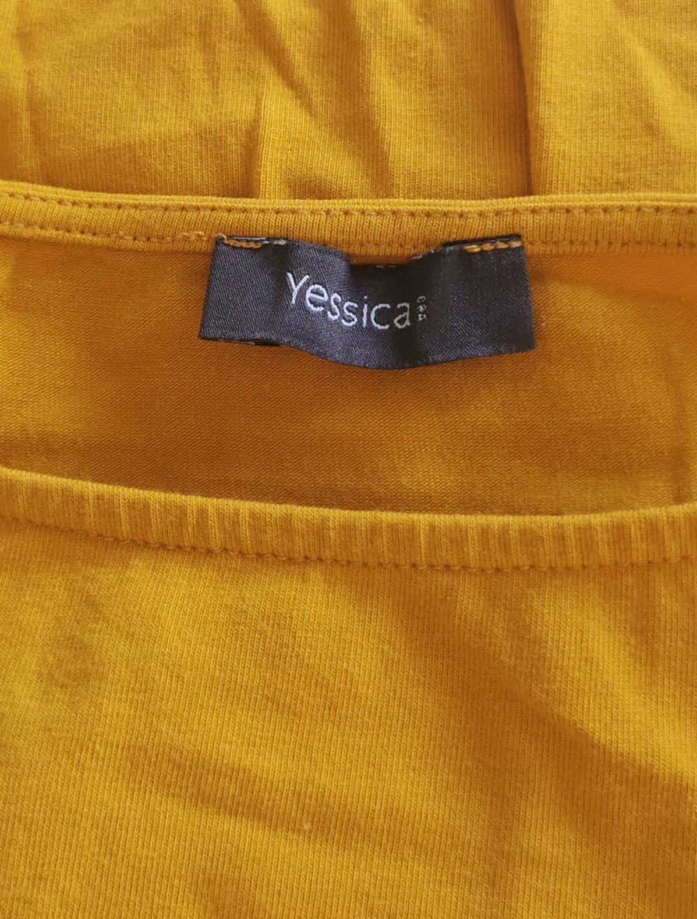 Yessica at C&A Shirt Gr. S senfgelb stretchig 3/4 Arm