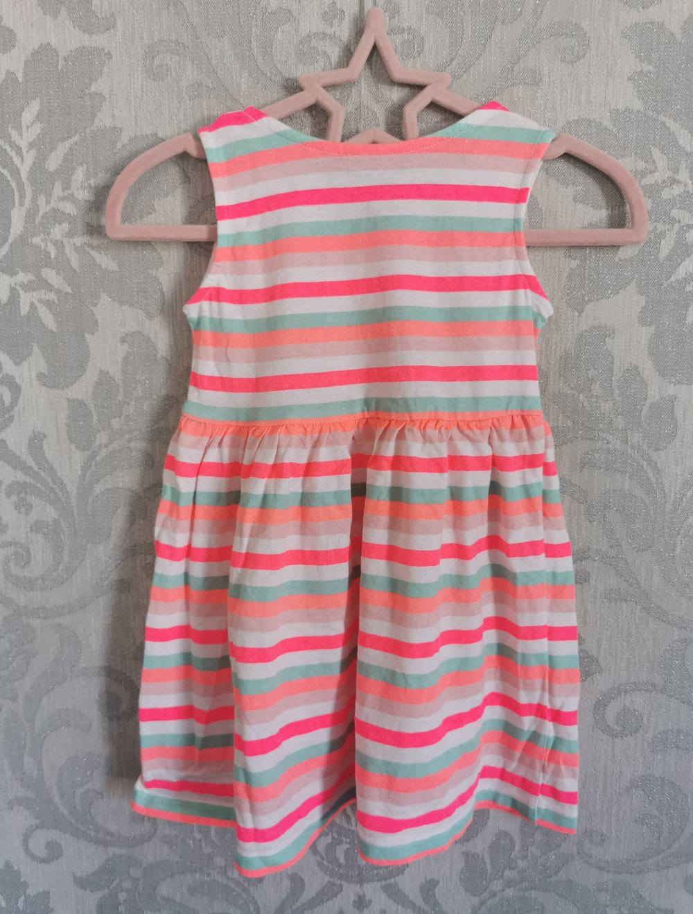Primark Kleid Gr. 86 gestreift 100%Baumwolle
