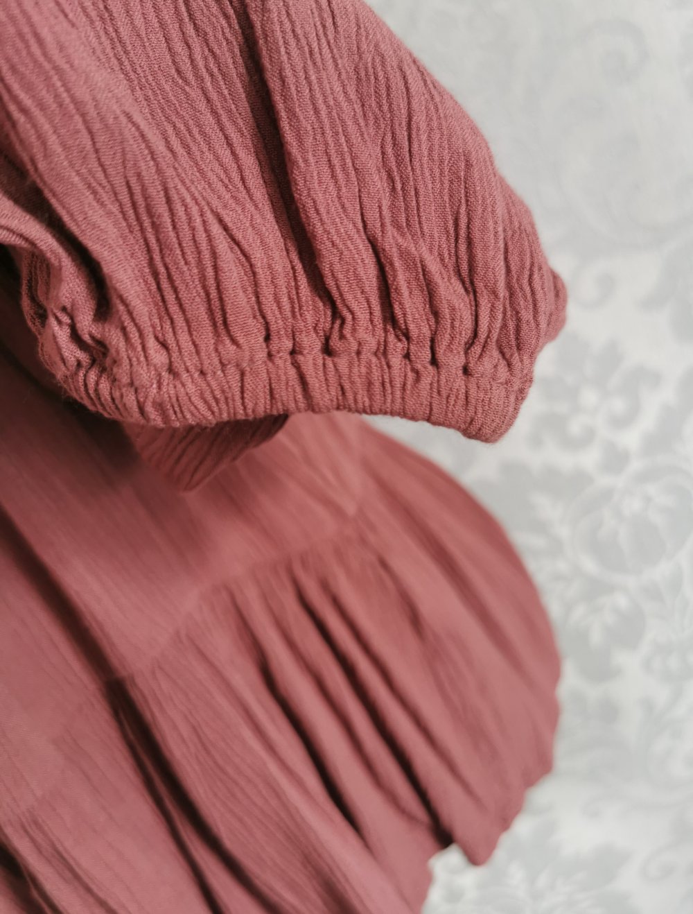 Only Tunika | Bluse | Shirt Gr. L Carmen Ausschnitt Häkelborte Cringle Optik