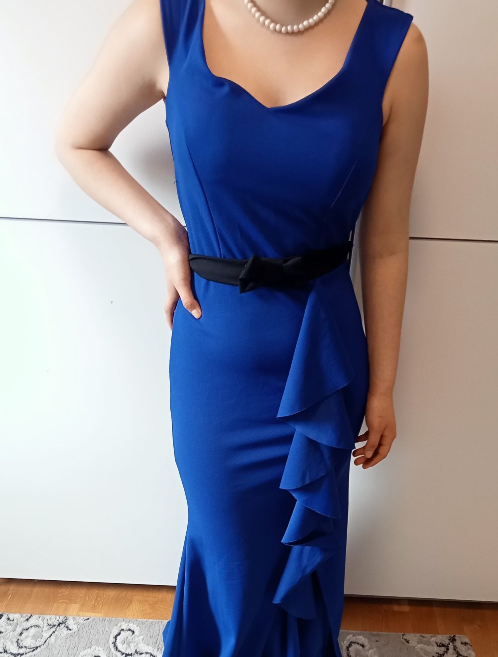 Abendkleid Ballkleid blau Kleid