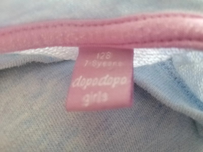 Graublaues Sweatshirt - Gr. 128 