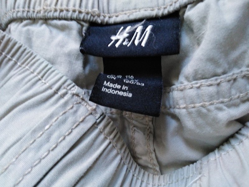 Caprihose beige - Gr. 116 - H&M
