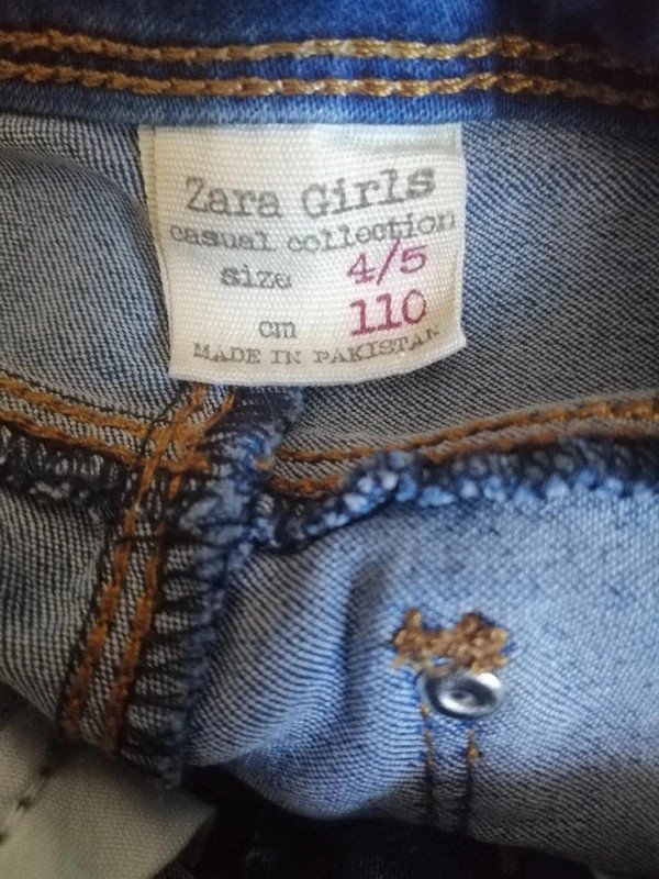 Blaue Jeans - Zara Girls - Gr. 110  