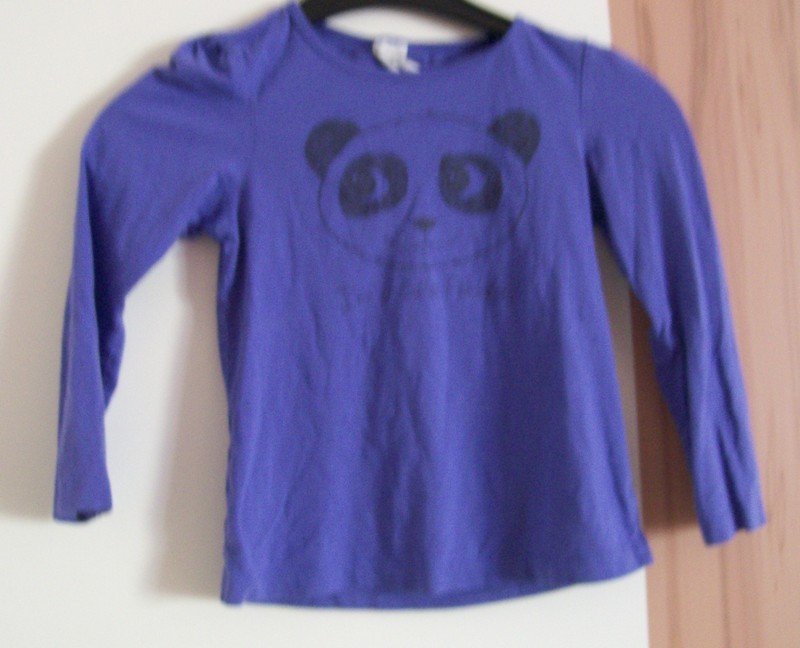 Lila Langarmshirt - Gr. 122 - C&A