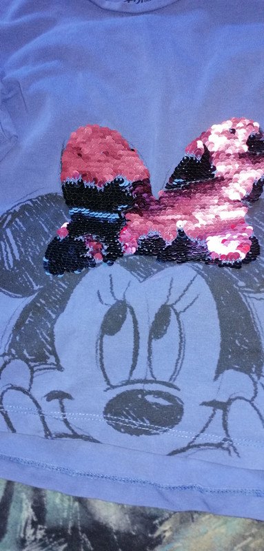 Lila Langarmshirt - Gr. 104 - Disney