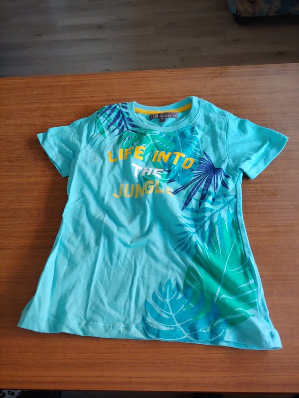 Shirt türkise - Gr. 110/116 - TQF - neuwertig