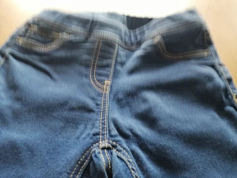 Blaue Jeans - Schlupfjeans - Gr. 116 - Palomino