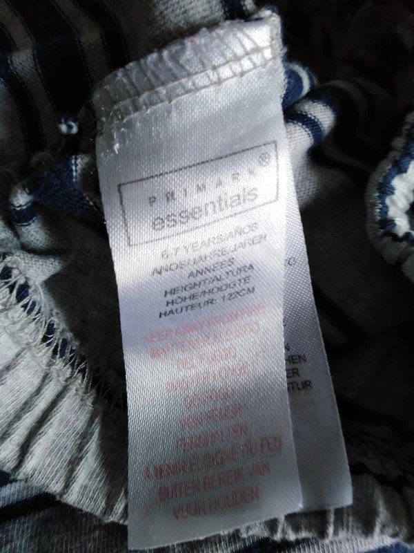 Gestreifte Schlafanzugshose - Gr. 122 - Primark