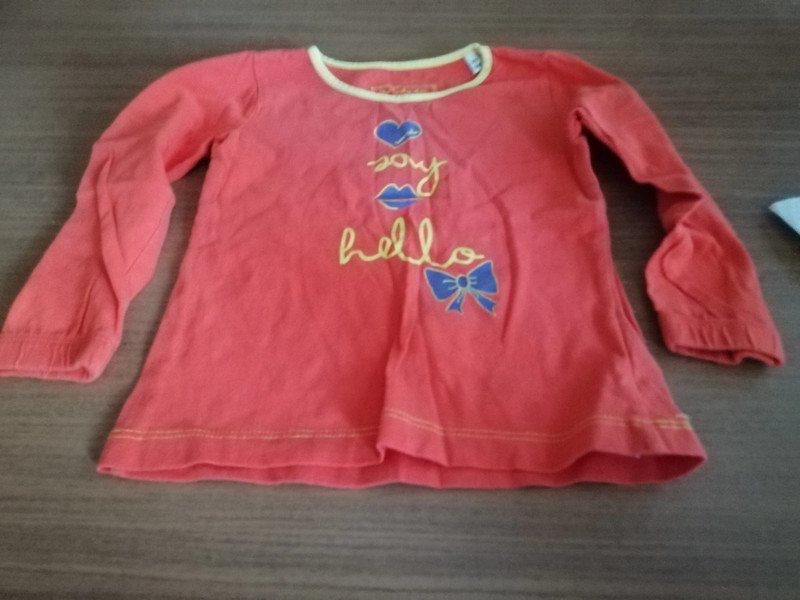 Langarmshirt - orange - Gr. 92/98 - Tom Tailor