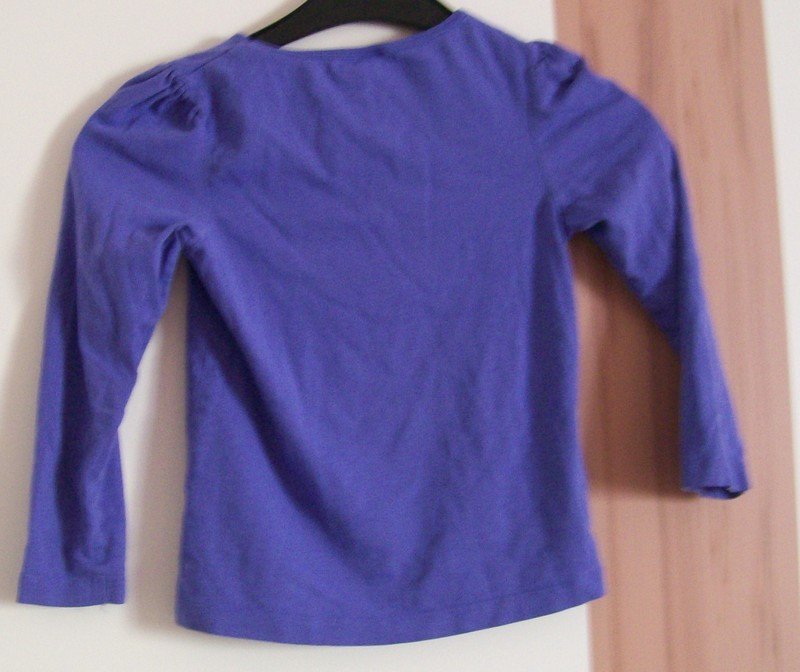 Lila Langarmshirt - Gr. 122 - C&A