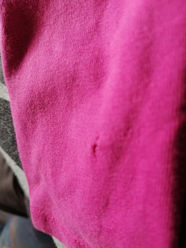 Pinkes Langarmshirt mit Aufdruck - Gr. 104 - Vertbaudet