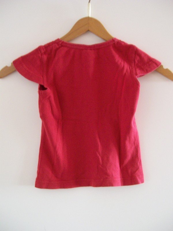 Dunkelrotes Shirt - Gr. 116 - Mary Ann