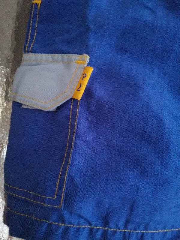 Blaue kurze Hose - Shorts - Gr. 140 - Port Louis 