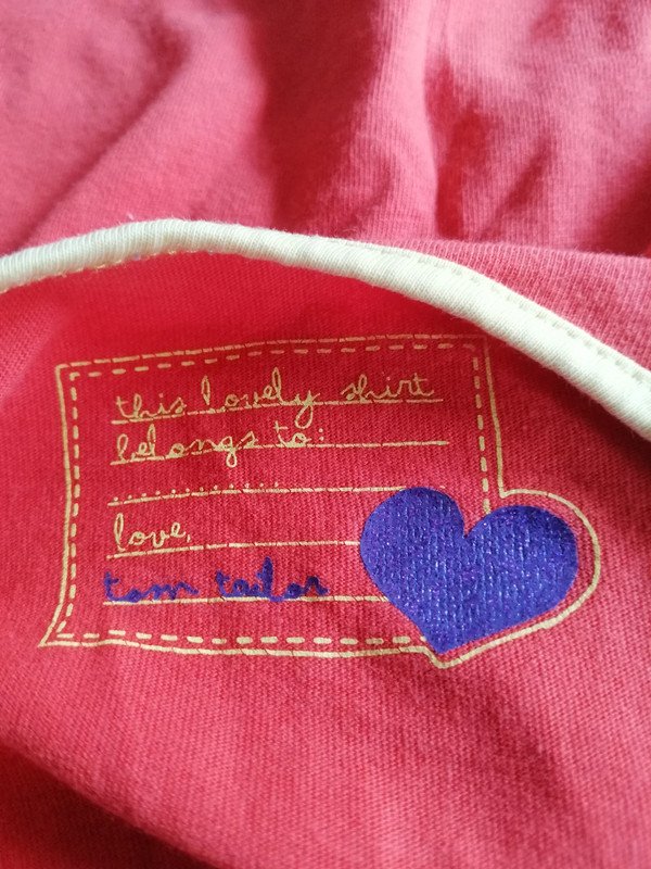 Langarmshirt - orange - Gr. 92/98 - Tom Tailor