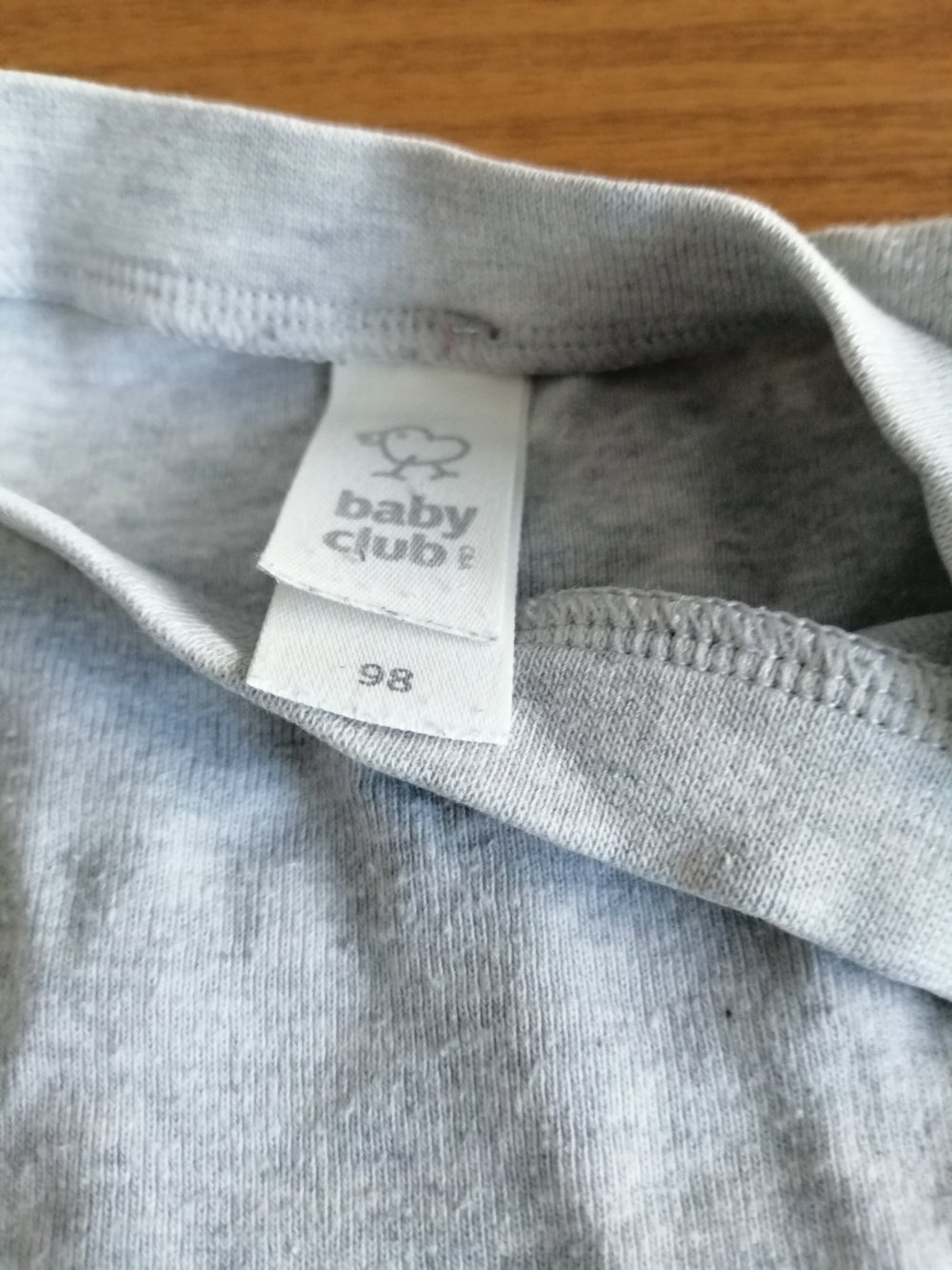 Grauer Body - baby club - Gr. 98