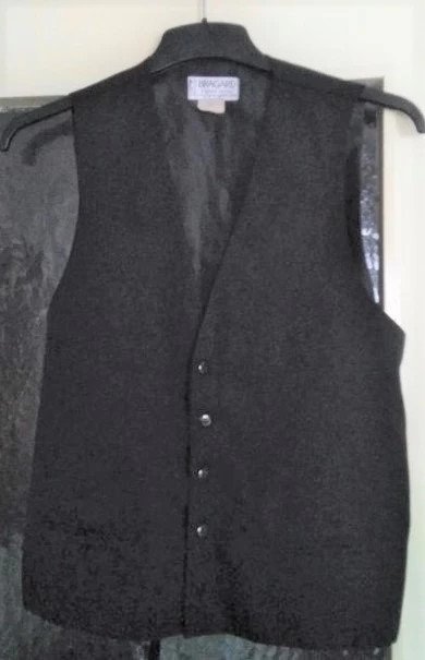 Schwarze Weste - Anzugsweste - Gilet - Gr. 50 - Bragard  