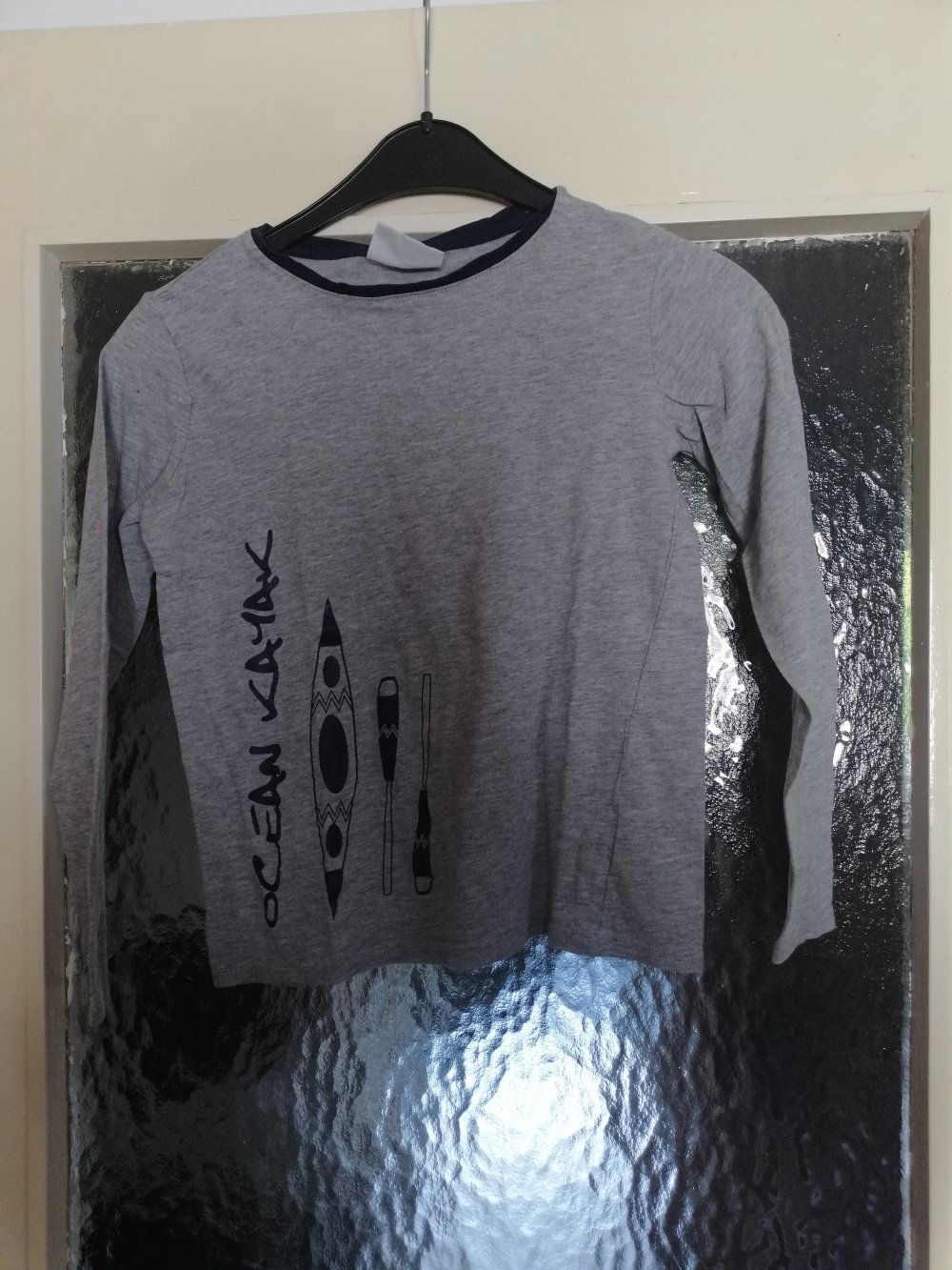 Graues Langarmshirt von alive - Gr. 140