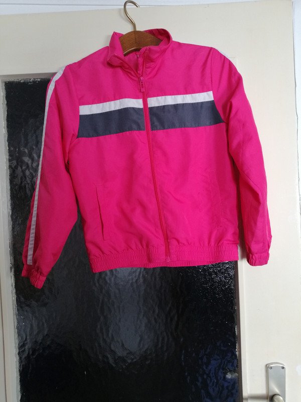  Sportjacke pink - Gr. 140 - pocopiano 