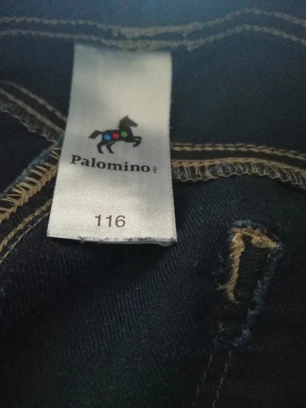 Blaue Jeans - Schlupfjeans - Gr. 116 - Palomino