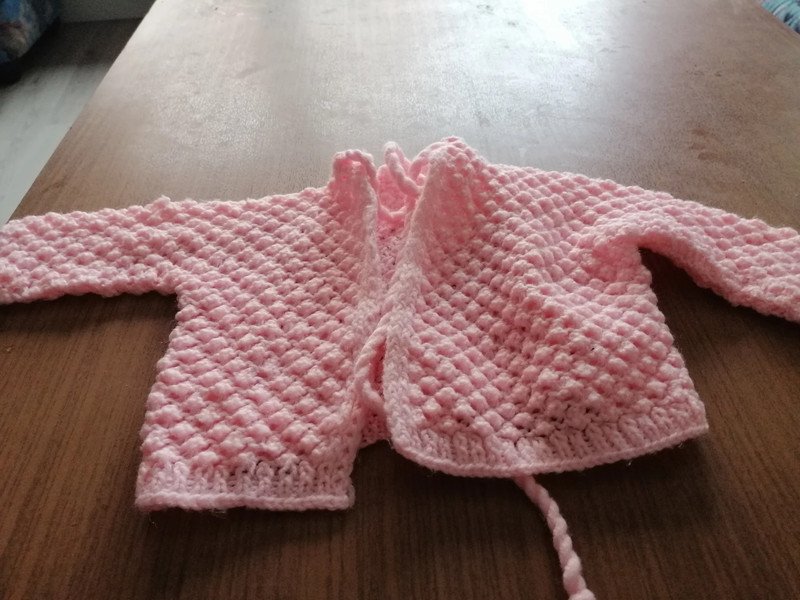 Verschiedene rosa Stricksachen - handmade - Vintage