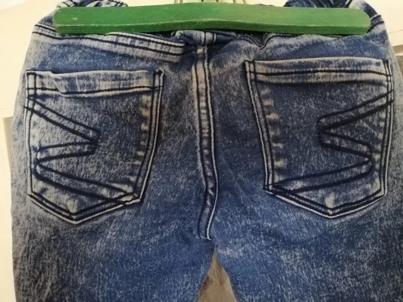 Blaue Jeans - Caprihose - Schlupfjeans - Gr. 122 - Kiki & Koko 