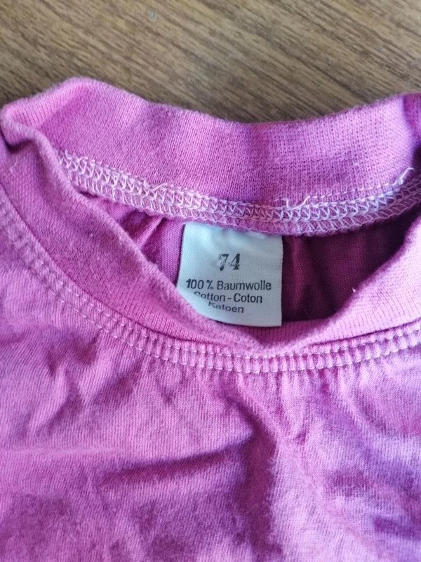 Pinkes Shirt - Gr. 74 - Vintage  