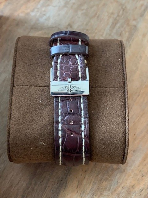 Breitling-Chronograph 41, 18-karätiges Rotgold-Perlmutt