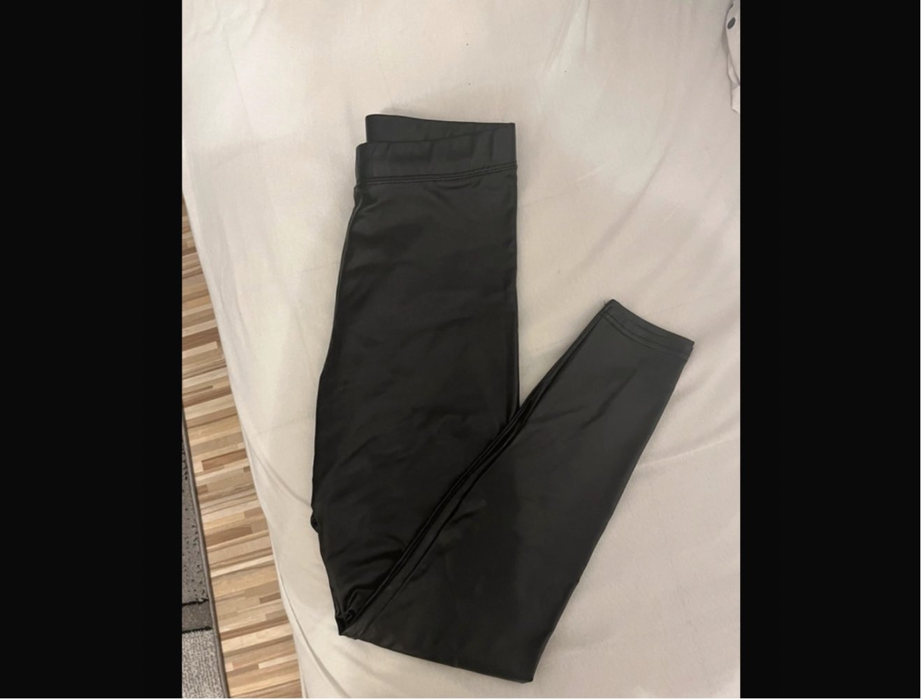 Leder leggings