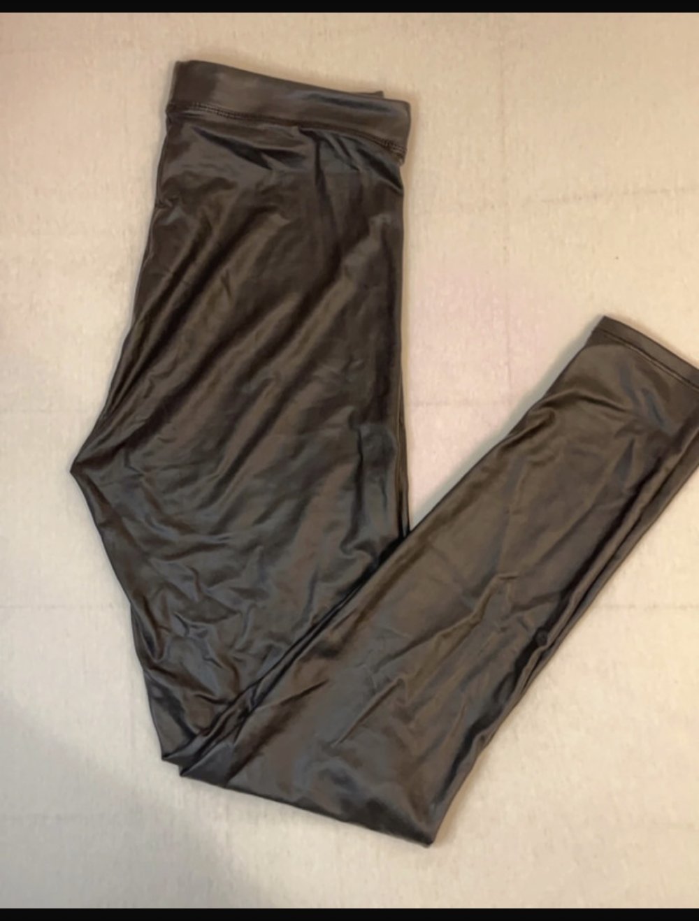 Leder leggings