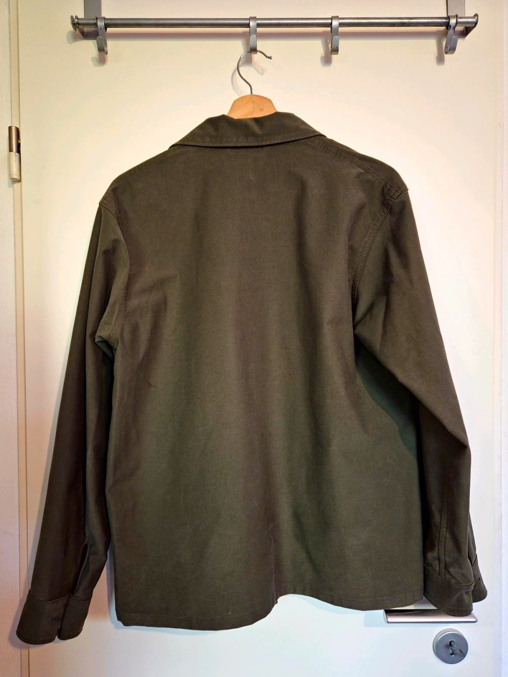 Uniqlo - Jersey Hemdjacke - Olive - XS