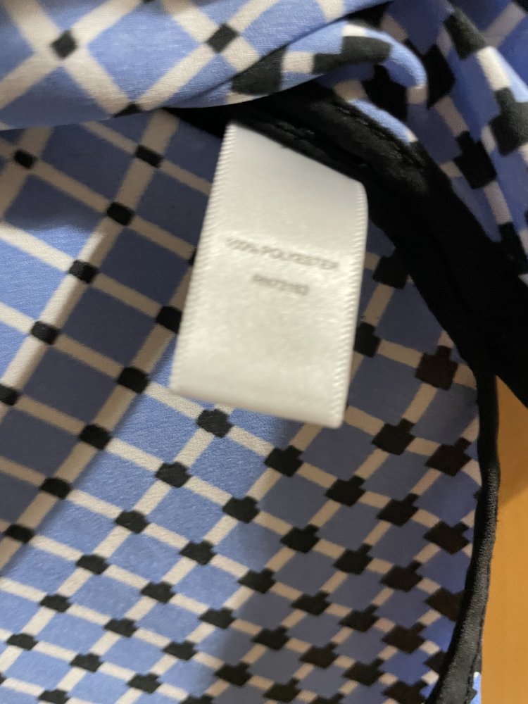 Top Tunika blau gemustert M Spense