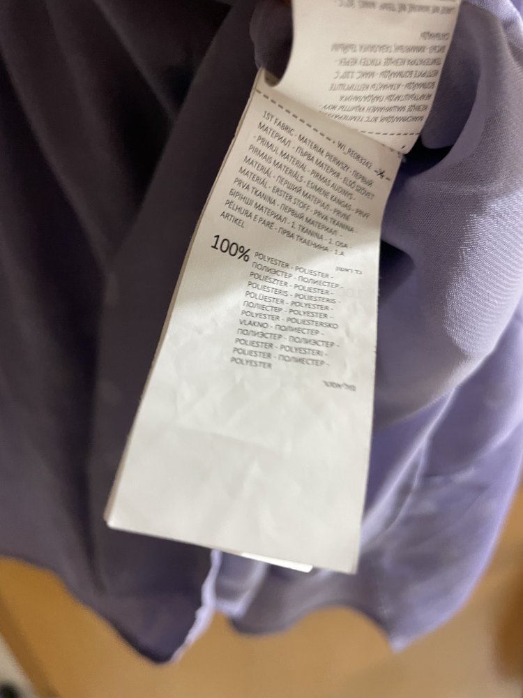 Flieder Midi Kleid mit Punkten 38 Reserved