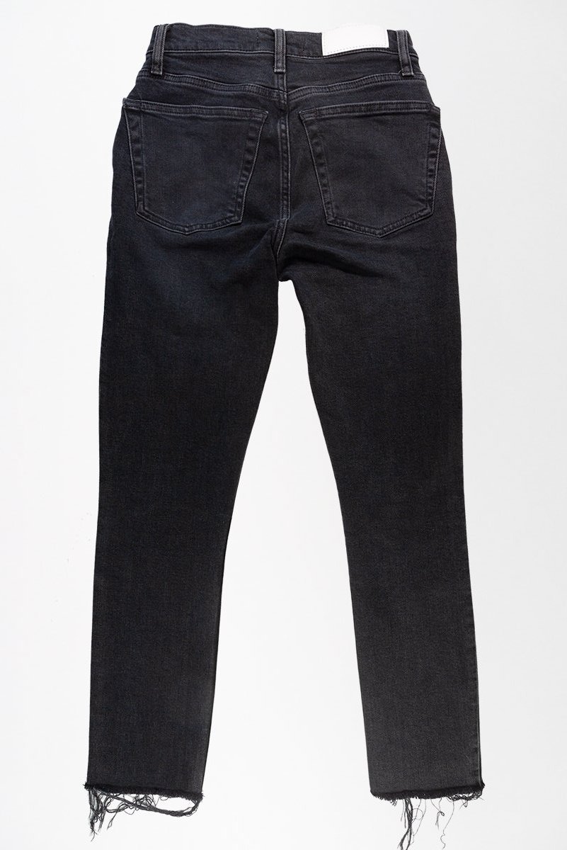 Jeans High Rise Ankle Crop 24 schwarz RE/DONE Redone USA